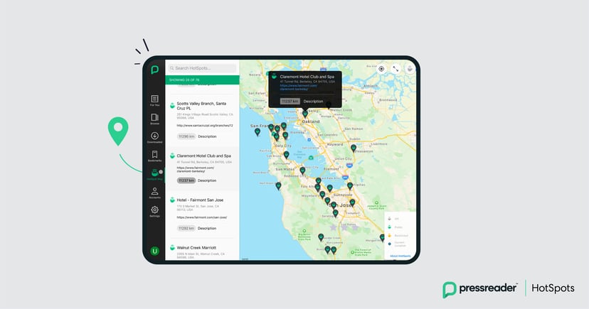 PressReader: Hotspot Map