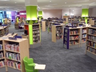 Surrey Libraries Bookshelves