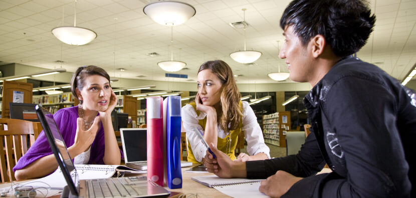 University-students-studying-in-library