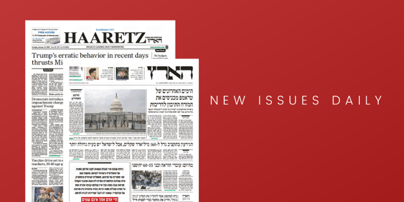 Read Haaretz newspaper on PressReader