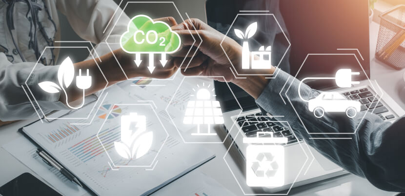 reducing-co2-concept-symbols